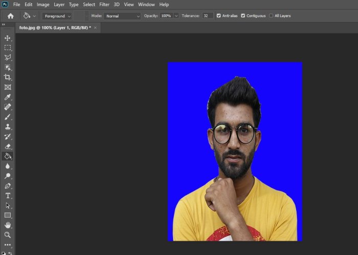 cara membuat pas foto di photoshop terbaru