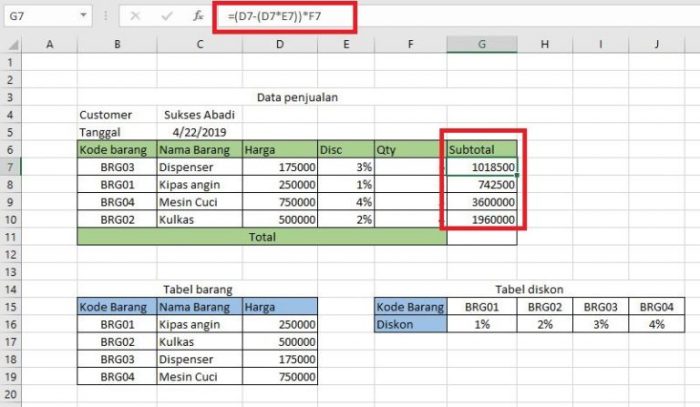 cara menggunakan vlookup dan hlookup terbaru