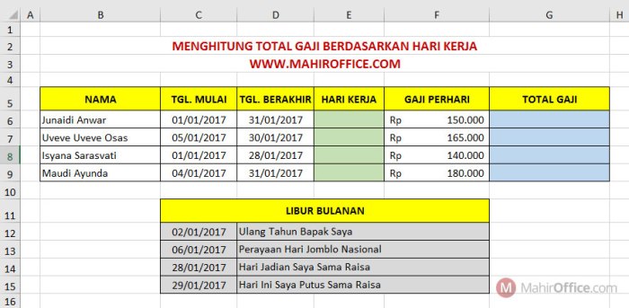 cara menghitung bonus di excel terbaru