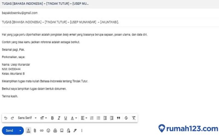 cara menulis email yang baik terbaru