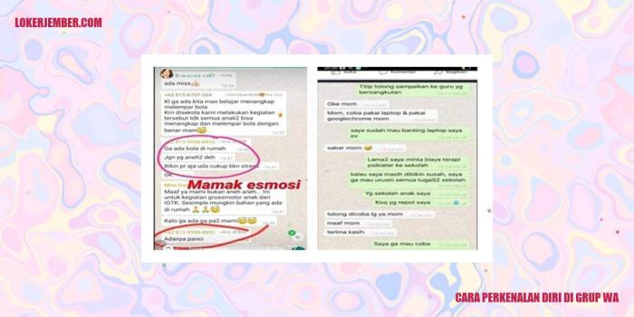 perkenalan diri di grup wa terbaru