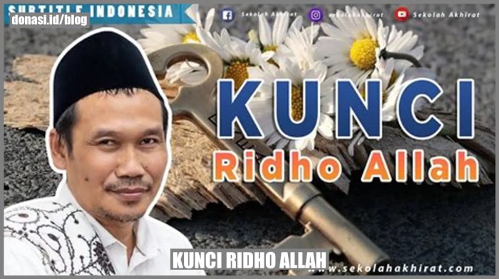 cara mendapatkan ridho allah