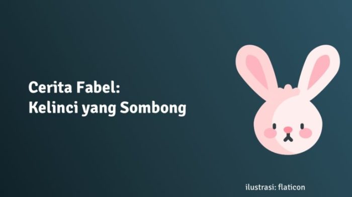 cerita kelinci yang sombong