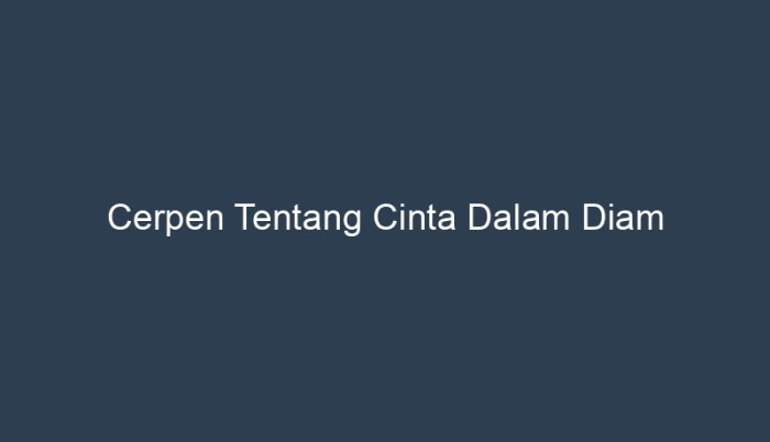 cerpen cinta