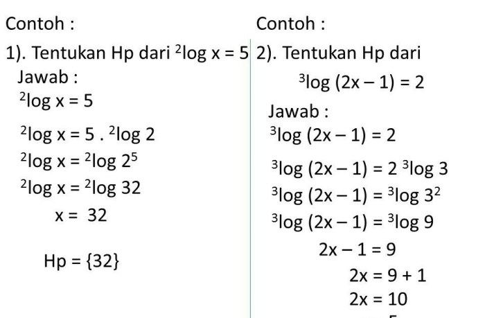 soal logaritma pertidaksamaan kurang