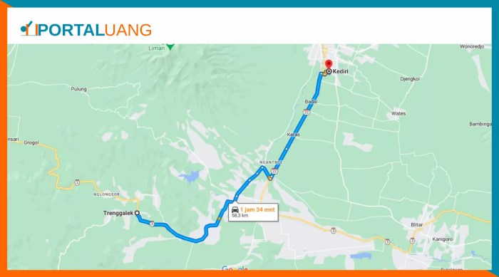 trenggalek malang berapa jam terbaru