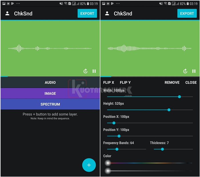 aplikasi membuat spectrum di android