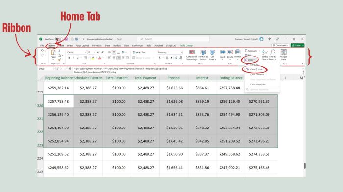 fungsi clear all formatting