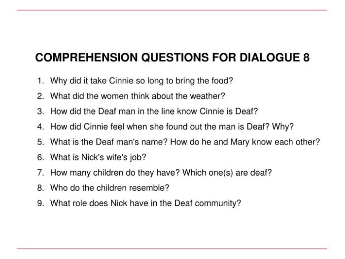 Read the dialogue and answer the questions