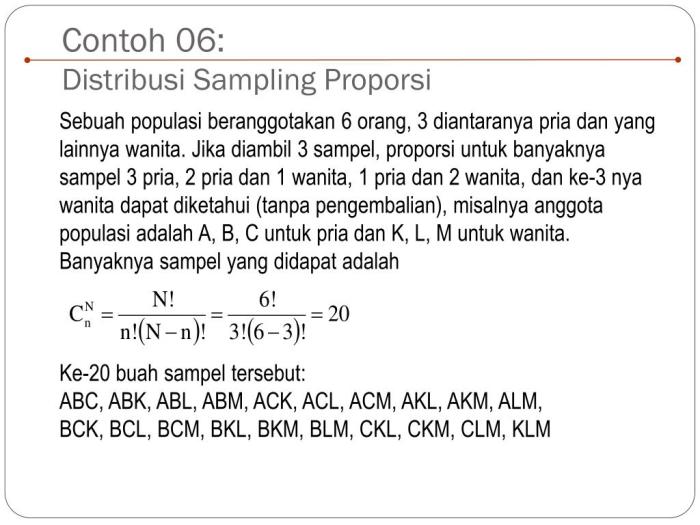 contoh soal distribusi sampling terbaru