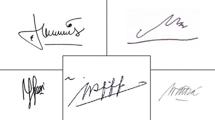 tanda tangan simple tapi bagus huruf a terbaru