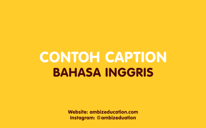 caption tugas bahasa inggris terbaru