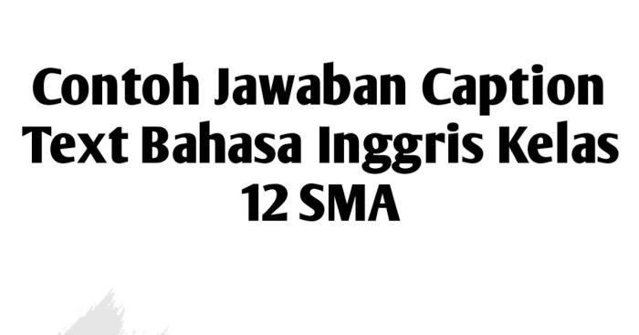 caption tugas bahasa inggris