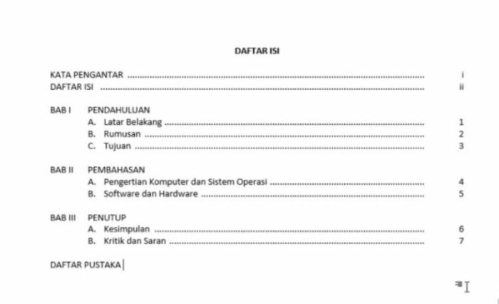 contoh daftar isi makalah pkn