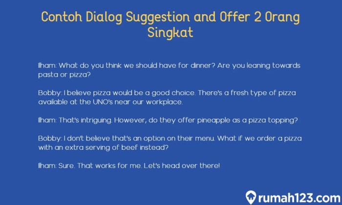 dialogue suggestion dialog