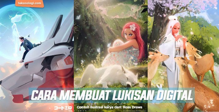 contoh gambar ilustrasi digital