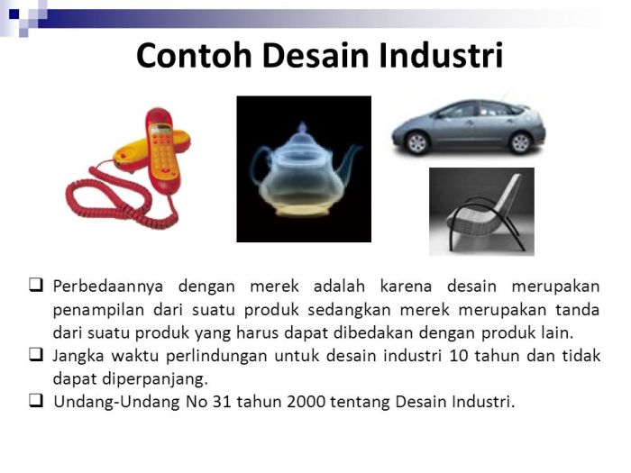 contoh hak desain industri