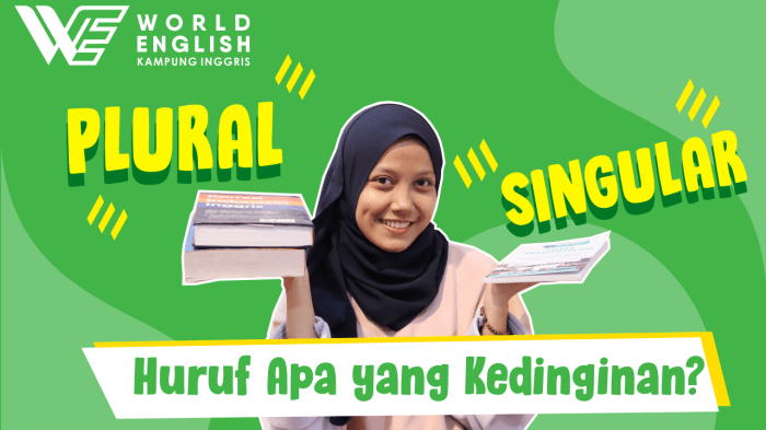 singular nouns ves huruf plural kalimat noun bahasa artinya akhiran inggris irregular benda verb