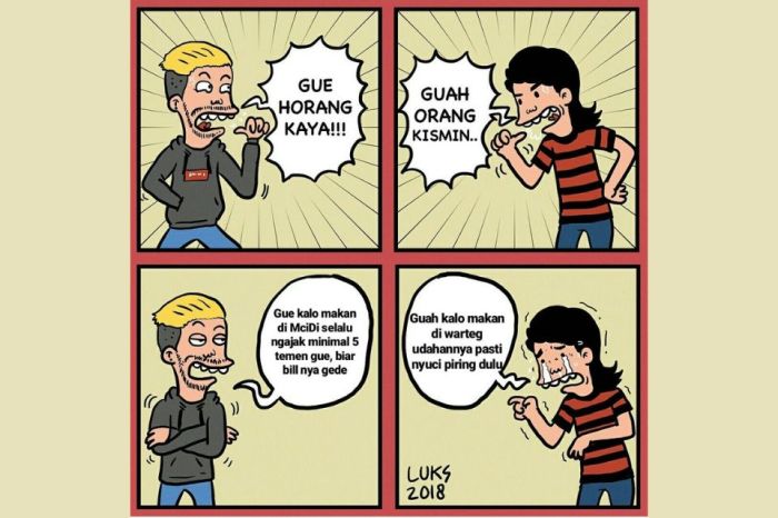 komik yang mudah digambar 4 kotak