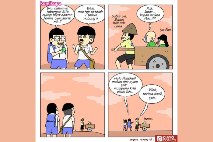 contoh komik sederhana dan mudah digambar