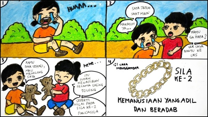 komik tentang sila pancasila