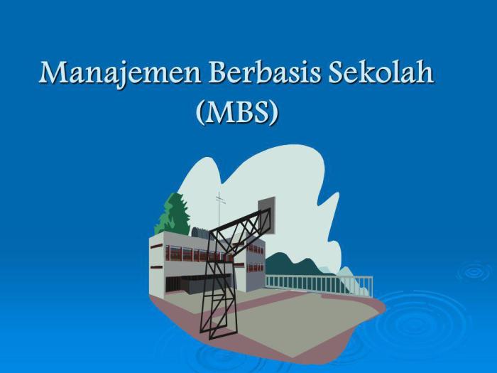 contoh manajemen berbasis sekolah terbaru