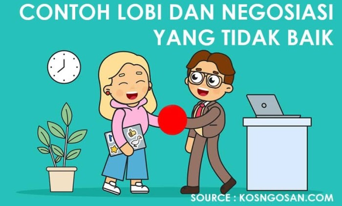 contoh lobi yang tidak baik