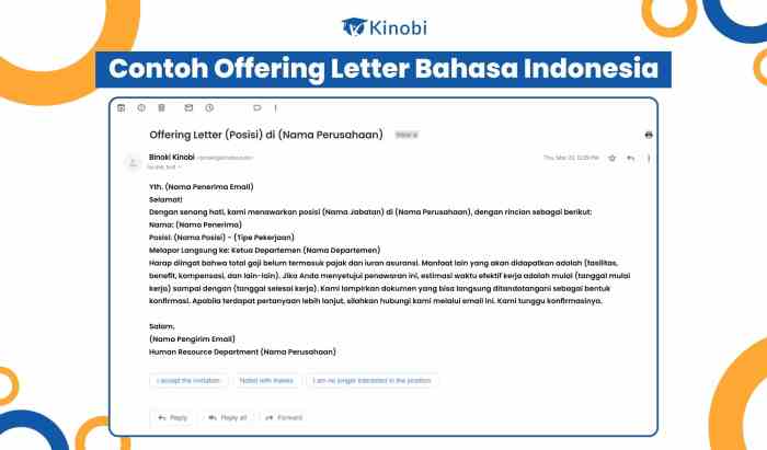 contoh surat offering letter