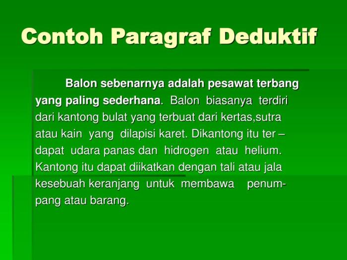 paragraf deduktif tentang tempe terbaru