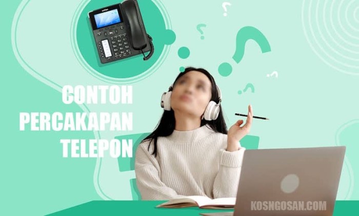 Percakapan telepon kantor bahasa indonesia