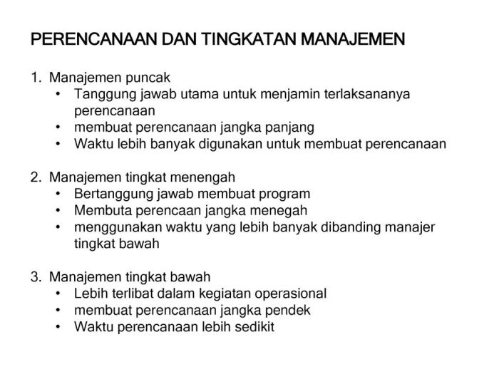 contoh perencanaan jangka panjang