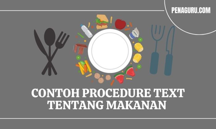 dialog procedure text tentang makanan terbaru