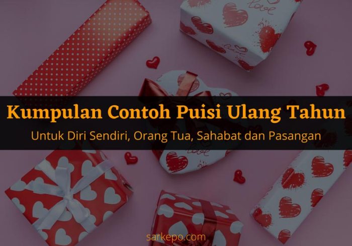 ulang selamat sahabat ucapan puisi ultah kartu