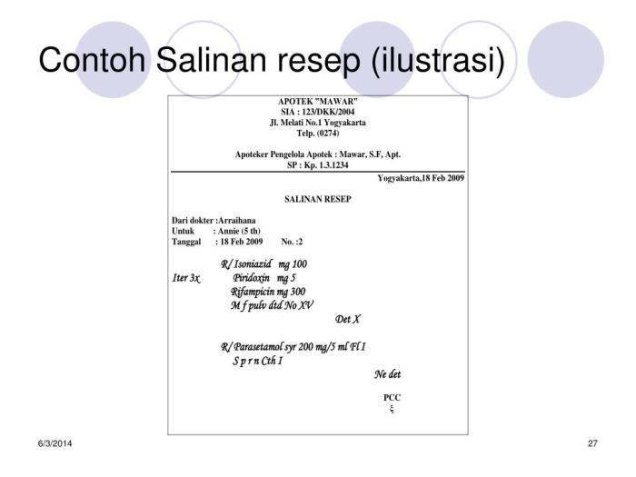 contoh resep dan copy resep terbaru