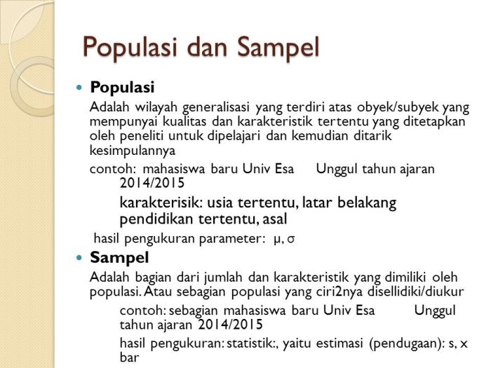 contoh populasi dan sampel terbaru