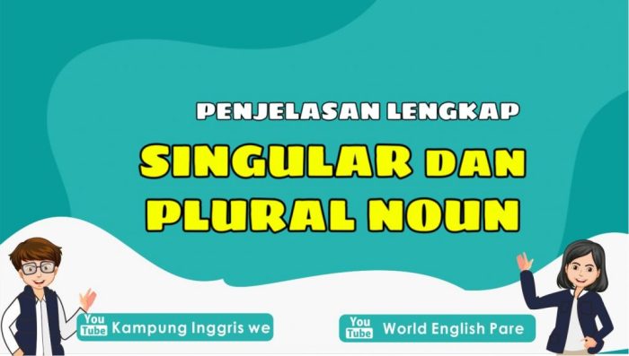 plural dan singular adalah