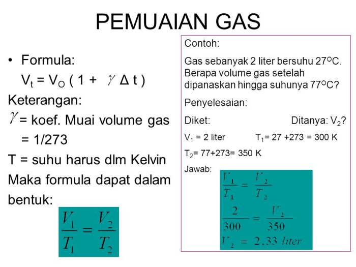 contoh soal pemuaian zat cair