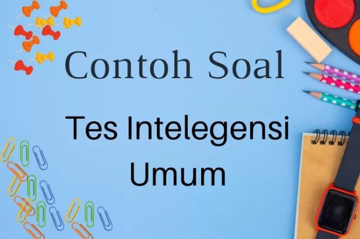 soal tes intelegensi umum