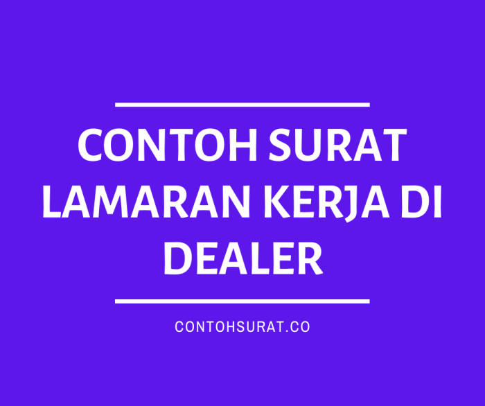 Contoh surat lamaran kerja astra honda motor