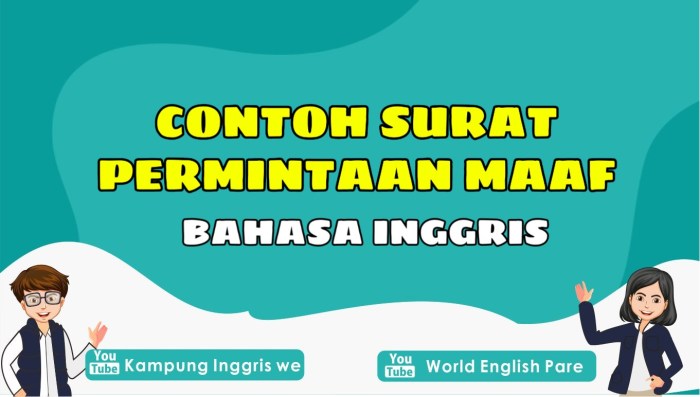 surat izin dalam bahasa inggris