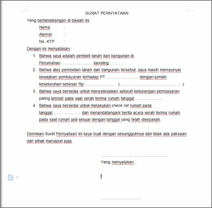 surat pernyataan hp disita guru terbaru