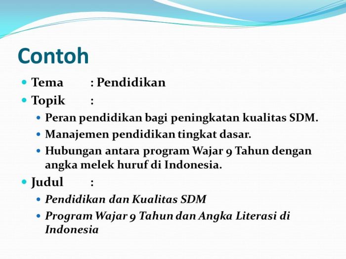 contoh topik penelitian sejarah terbaru