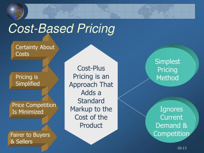 cost oriented approach adalah