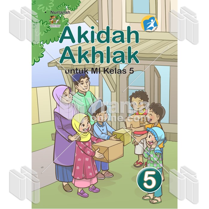 buku akhlak kelas akidah k13 paket aqidah kemenag siswa kls bm lapak negara