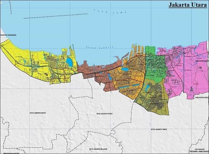 kode wilayah jakarta utara terbaru