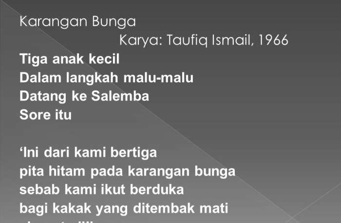 puisi karangan taufik ismail