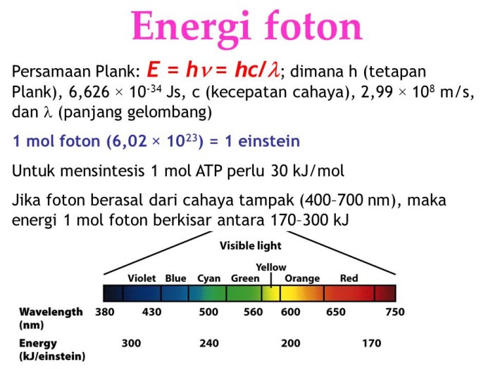 contoh soal energi foton