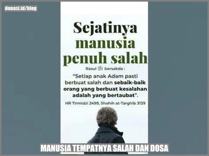 manusia tempatnya salah dan terbaru