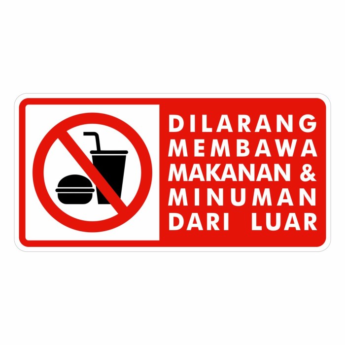 simbol makanan dan minuman terbaru