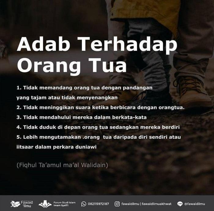 adab kepada yang lebih tua